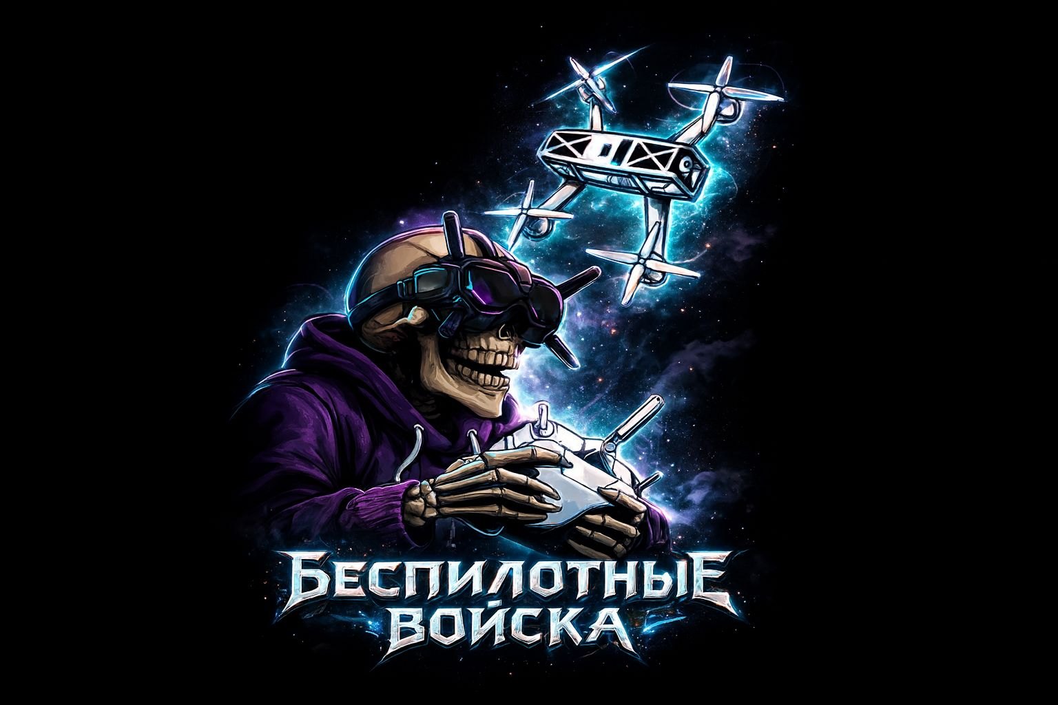 Флаг «БЕСПИЛОТНЫЕ ВОЙСКА», изображение товара с Ozon